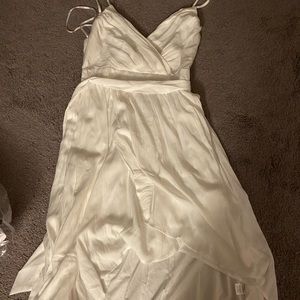 White high low dress from Lulus